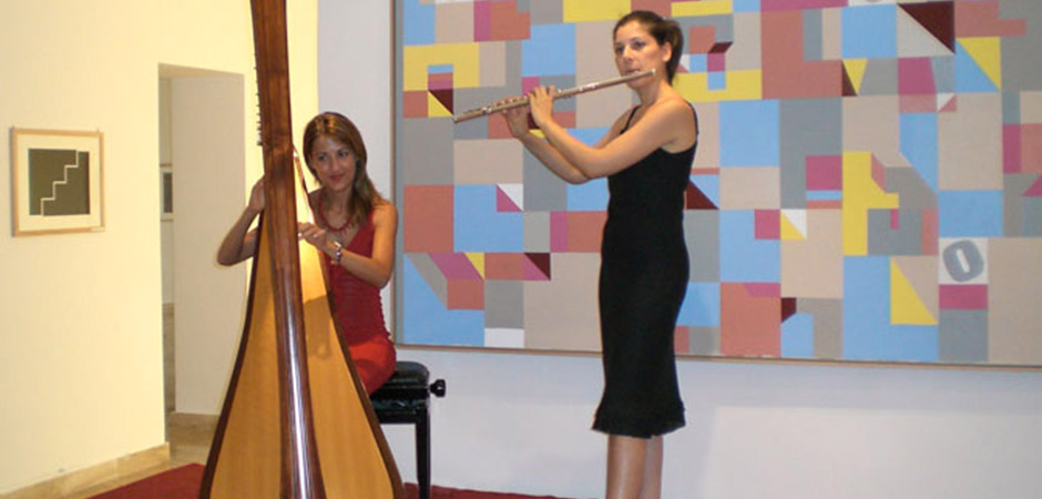 Arpa e flauto